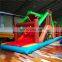 Kids Mobile air Jungle theme inflatable crocodile obstacle bounce house for sale