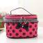 Portable lace border flower series makeup bag, large contents