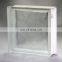 Wholesale cheap 190x190mm decorative clear glass brick building glass block with various design
