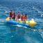 outside water game inflatable banana boat for exciting active water game