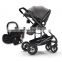 T12 Factory stroller 2 in 1 baby stroller twins double stroller with car sea