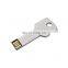 Hot Sale Metal Key Shape USB Flash Drive 64GB 32GB 16GB 8GB USB Pen Drive with Your Logo Customized