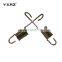 Original quality stainless steel gold color zinc plated coil brake return pedal for CG motorcycle brake shoe spring