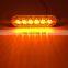 Factory Direct Selling Pickup Flash Lamp 6Led Ultra-Thin Flash Lamp Truck Tail Lights Side Truck Bus Special Led Tail Light