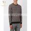 Mens Round Neck Pure Cashmere Sweater 100%