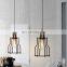 American retro industry Iron pendant light for decorate