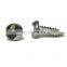 SS304 round head machine countersunk coarse thread security screws