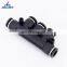 High Quality PK-10 5 Way Thread Air Hose Tube Connector Plastic Pneumatic One Touch Fitting Quick Fitting Connector
