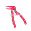 New Arrival 12cm Aluminum Fishing Pliers Multipurpose For Crimping Wire Cut Fish Hook Nose Removal Tool Tackle