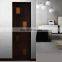 modern novel design office prehung entrance door walnut color solid wood doors antique style