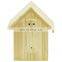 Antique design unfinished wooden bird house outdoor parrot cage garden decor 8.2 x 6.2 x 9.6 inches