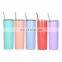 18/8 Stainless Steel Double Wall Vacuum 20oz Steel Skinny Tumbler