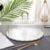 Factory Supply Party Desserts Plate Surprise White Ceramic Crystal Wedding Cake Stand