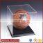 Black Base Clear Acrylic Baseball Display Mirror Box  Acrylic Helmet Display Showcase