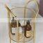 Gold Color Hollow-carved Design Storage Rack  High Quality Large Capacity Rack Storage Multifunction Bathroom Storage Rack