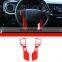 Car ABS Steering Wheel Moulding Chrome Cover Trims Stickers Fit for Toyota Tacoma 2014-2020 Tundra 4Runner 2010-2019 4Runner 4WD