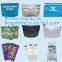 Holographic Pouch With Hang Hole For Clothing packing / iridescent Mylar Pouch For Underwear Mylar Stand up Aluminum Foi
