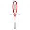 Professional and high quality light weight graphite red oem carbon squash racket