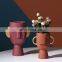 Home Decor Abstract Human Face Desktop Nordic Vases Modern Ceramic PorcelainTabletop Vase