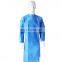 Disposable Non-woven Fabric Isolation Gown Visit Coat Knit Cuff Isolation Dust Oil Anti - dressing White Blue Yellow