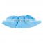 100pcs/bag Disposable nonwoven PP shoecovers CPE PE shoecovers wholesale blue white