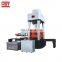 Rubber bearing pad compression and shear testing machine