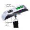 LCD Display Electronic Travel Hanging 50kg Weighting Portable Digital Luggage Scale