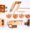 Wooden toys for children- dump truck- forklift truck- excavator- tractor - bulldozer- tow truck- tractor tractor trailer