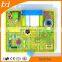 Amusement park custom theme plastic kids playground indoor toys equipment with slides