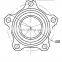 F-582873 1377908 6C11-1K018-BA F-582873.RDLT Durable Quality Automotive wheel bearing units for GAZelle Next