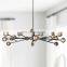 Modern Crystal Molecular Chandelier ceiling Lighting Fixture for Living Room Bedroom Dining Room kitchen island Foyer Lobby