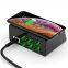 Multifunction Wireless Charger Plug USB Hub Charging Docking Station with LCD Digital Display Travel Socket Adapter Desktop Use