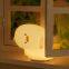 New Cute Creative Kids Baby Bedroom Decor Gift Soft Silicone Adjustable Usb Touch Sensor Duck Night Light Lamp
