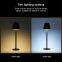 LED Nordic Eisenkunst Atmosph?rische Moderne Schreibtischlampe mit Berührungsdimmung, Metall-Augen-Schutz-Tischlampe für Bar, Wohnzimmer und Schlafzimmerbeleuchtung