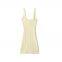 European and American women's elastic knitted button embellished suspender short dress