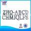 china 3D plastic chrome badges
