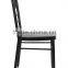 stacking cheap price restaurant furniture light black steel chiavari dining party chairs for sale