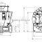 Automatic modular weigher multihead for granules