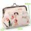 Top Leather Character Small Wallet Girls Change Pocket