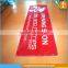 Mesh barrier banners with grommets eyelets