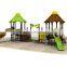 kids plastic slide,outdoor children playground equipment,amusement park set LE.YG.049