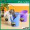 Office personalized container desk accessory plastic vases