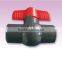 High quality Plastic handle 4 inch pvc ball valve