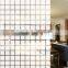 Suzhou home decor PET adhesive stained white square glass window film with best supply