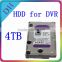 New cctv hdd 3-year warranty 4TB sata hard disk NVR/DVR
