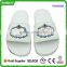 Washable White Cheap Hotel Flip Flops Slippers For Guests
