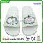 Washable White Cheap Hotel Flip Flops Slippers For Guests