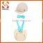 Good quality new fashion handmade crochet baby hat and diaper cover set