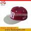  China Oem High quality design your own Customize Snapback Hats 3D embroidery Snapback Hats