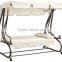 HL-CS-13001Garden three seat patio swing with canopy, canopy swing chair, outdoor swing chair
